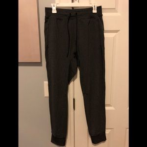 Dark gray lululemon joggers